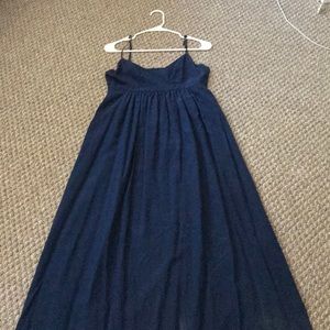 Amanda Uprichard Blue Maxi Dress